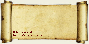 Žanka Jazački vizit kartica